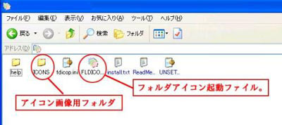 �t�H���_�A�C�R���̒��g